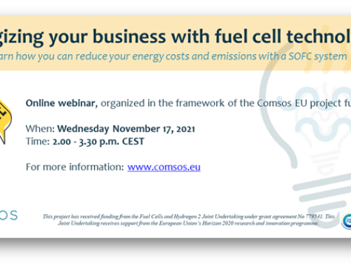 WEBINAR: Energizing your business with fuel cell technology (17 November 2021)